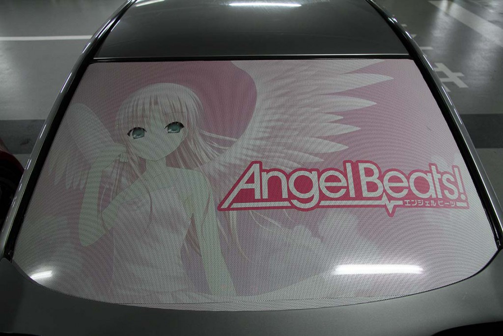 痛車　Angel Beats　シースルー