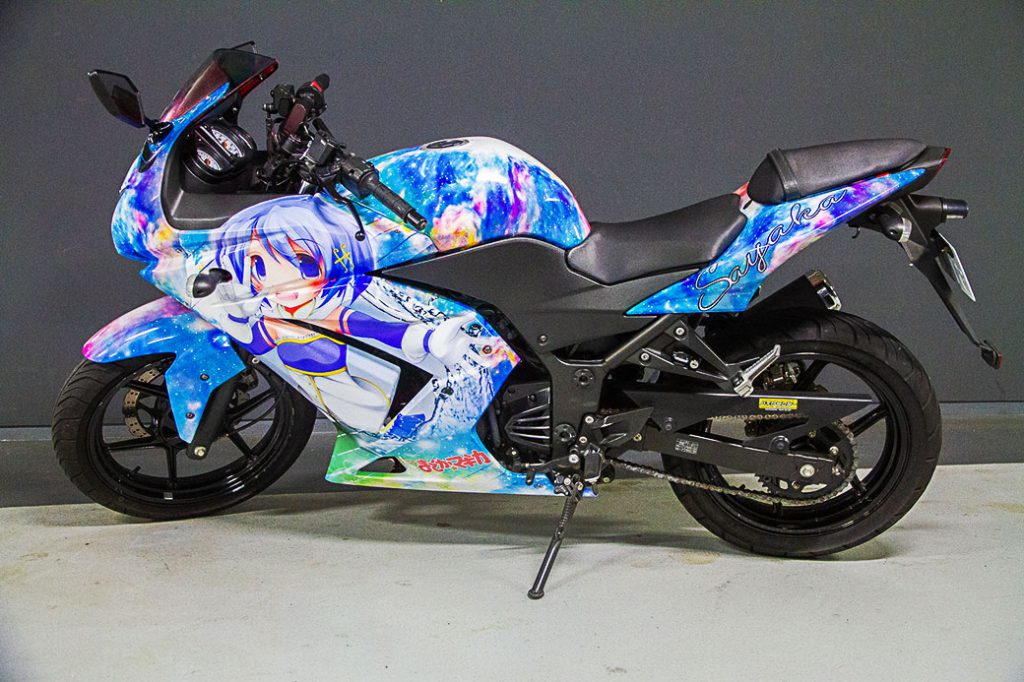 まどマギ痛バイクフルラッピング