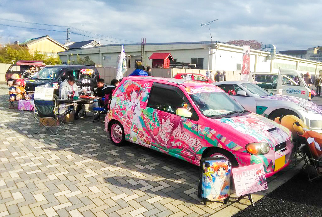 KANATA痛フェス　なのは痛車展示