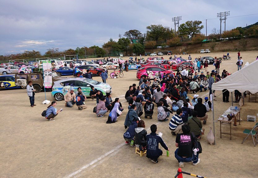 天地無双　痛車イベント風景